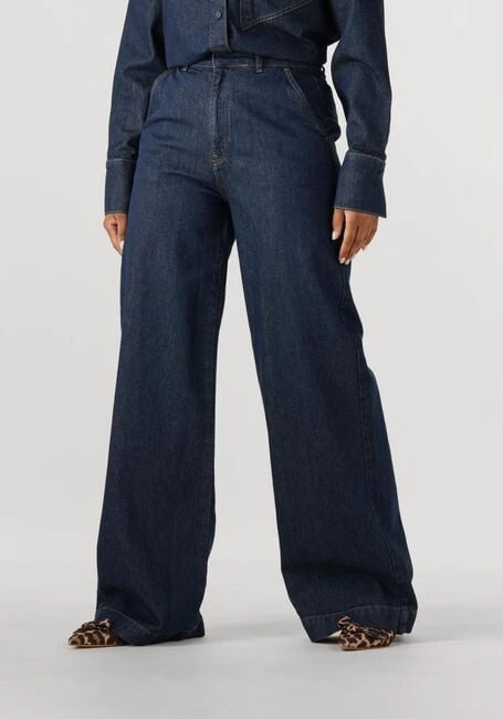 Ibana Pesha Wide Jeans - Dunkelblau Denim mit Hoher Taille 3 Ibana Pesha Wide Jeans - Dunkelblau Denim mit Hoher Taille