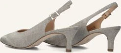 Peter Kaiser Silberne Slingbacks 79643te - Elegante Abendschuhe -Teveo Geschaft 311797 3