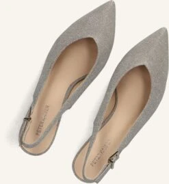 Peter Kaiser Silberne Slingbacks 79643te - Elegante Abendschuhe -Teveo Geschaft 311797 5