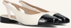 Peter Kaiser 79440 - Weiße Slingbacks aus Premium-Leder