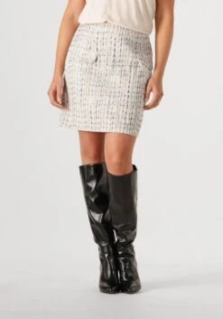 Freebird Sannah Minirock - Mehrfarbiger Bouclé-Rock für Damen