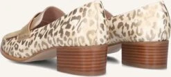 Pertini 34995 Women's Beige Leopard Print Leather Loafers -Teveo Geschaft 312227 3