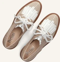 Pertini 35167 Damen Leder-Slipper in Beige -Teveo Geschaft 312232 5