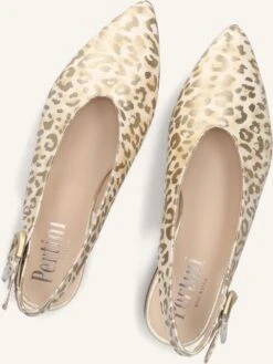 Goldfarbene Pertini Slingbacks 34490 -Teveo Geschaft 312235 5