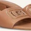 Guess Gals Damen Mules aus Leder in Camel -Teveo Geschaft 312403 1