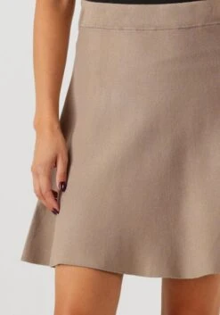 Y.A.S. Yasfonny HW Knit Skirt - Taupe A-Line Mini 7 Y.A.S. Yasfonny HW Knit Skirt - Taupe A-Line Mini -Teveo Geschaft 312634 3