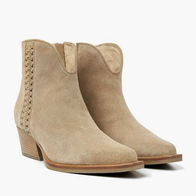 Via Vai Do Serena Damen Stiefeletten aus beigem Wildleder 3 Via Vai Do Serena Damen Stiefeletten aus beigem Wildleder