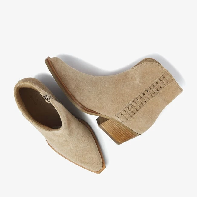 Via Vai Do Serena Damen Stiefeletten aus beigem Wildleder 6 Via Vai Do Serena Damen Stiefeletten aus beigem Wildleder – Bild 4