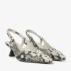 Via Vai Suzy Aliya Slingbacks in Grau mit Schlangen-Print 2 Via Vai Suzy Aliya Slingbacks in Grau mit Schlangen-Print -Teveo Geschaft 313204 1