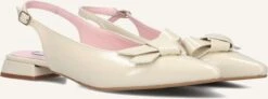Notre-v Damen Slingbacks 2349ml in Beige - Elegante Lackleder-Absätze