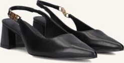 Guess Damen Slingbacks Zablea aus Leder in Schwarz