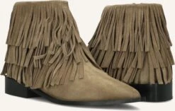 Toral Adele Fringes Stiefeletten in Camel - Elegante Wildleder-Boots -Teveo Geschaft 313414 5