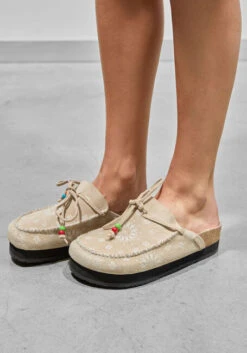 ARIZONA LOVE Jim Slipper - Beige Suede Platform Shoes 11 ARIZONA LOVE Jim Slipper - Beige Suede Platform Shoes -Teveo Geschaft 314583 7