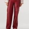 Refined Department Wide Jeans Esmee - Rote Damen-Hose 2 Refined Department Wide Jeans Esmee - Rote Damen-Hose -Teveo Geschaft 316083 1