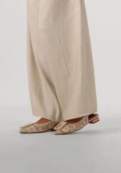 Stefano Lauran Beige Slingbacks - Pointed Toe Block Heels -Teveo Geschaft 316563 8