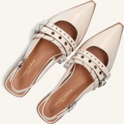 Stefano Lauran Damen Slingbacks in Weiß aus Lackleder -Teveo Geschaft 316564 5