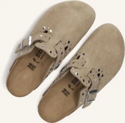 Birkenstock Boston Rivet Taupe Suede Slippers 11 Birkenstock Boston Rivet Taupe Suede Slippers -Teveo Geschaft 317942 5
