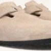 Birkenstock Boston BS - Women's Beige Suede Slipper Clogs -Teveo Geschaft 317944 1