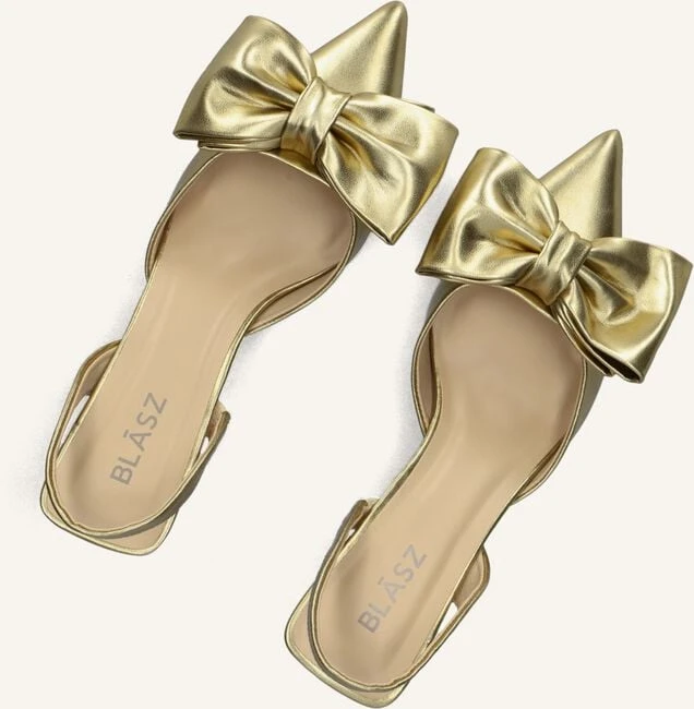 Blasz DAW0798 Slingbacks – Elegante Kitten Heels in Gold 6 Blasz DAW0798 Slingbacks – Elegante Kitten Heels in Gold – Bild 4