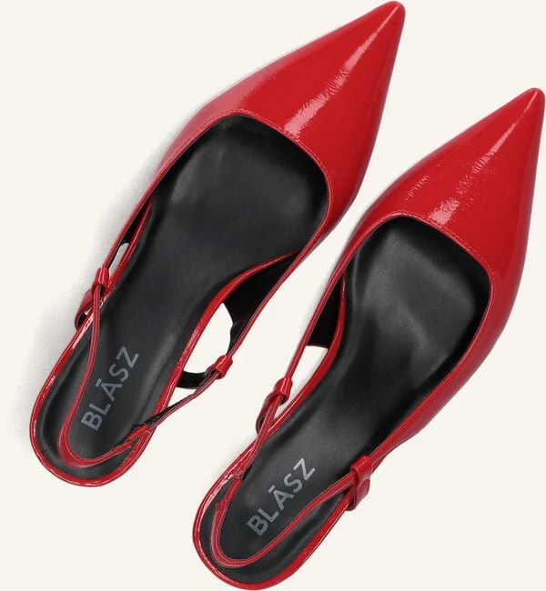 Blasz Slingbacks DZRP0666 – Elegante Damen Kitten Heels in Rot 6 Blasz Slingbacks DZRP0666 – Elegante Damen Kitten Heels in Rot – Bild 4