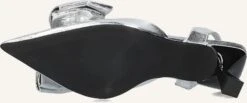 Blasz Daw0798 Silberne Slingbacks mit Kitten Heel für Damen -Teveo Geschaft 319414 4
