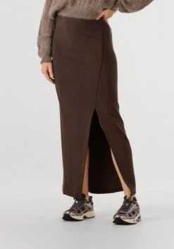 Aimee The Label Maxirock Sunny - Eleganter Brauner Damenrock