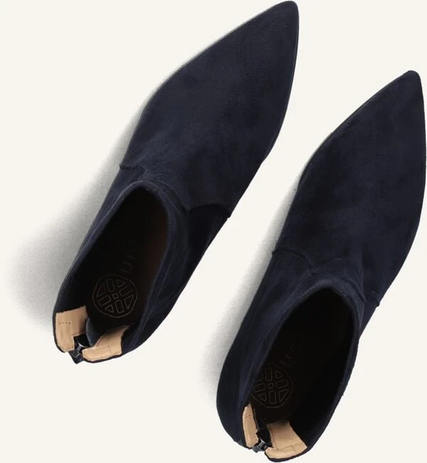 Unisa Jake Dunkelblaue Wildleder-Stiefeletten mit Blockabsatz 6 Unisa Jake Dunkelblaue Wildleder-Stiefeletten mit Blockabsatz – Bild 4