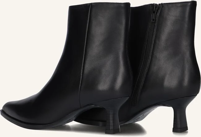Unisa Lomas Schwarze Leder-Stiefeletten mit Trichterabsatz 4 Unisa Lomas Schwarze Leder-Stiefeletten mit Trichterabsatz – Bild 2