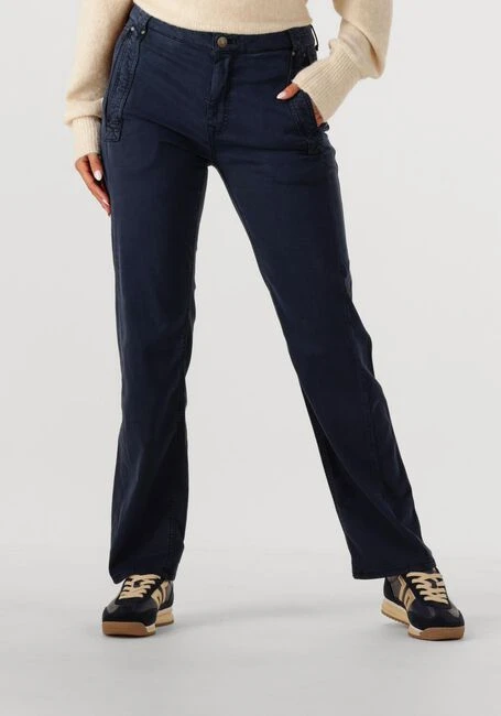 Summum Damen Straight Leg Jeans - Ultra Soft Stretch Twill in Dunkelblau 3 Summum Damen Straight Leg Jeans - Ultra Soft Stretch Twill in Dunkelblau