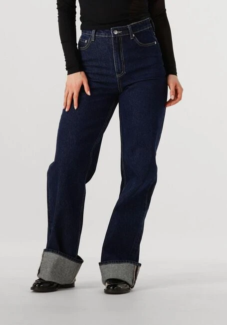 EDITED Hale Denim Trousers - Dark Blue Wide Leg Jeans 3 EDITED Hale Denim Trousers - Dark Blue Wide Leg Jeans