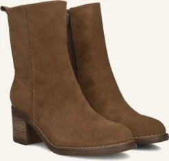 Blasz Shn2581-09 Braune Wildleder Stiefeletten mit Blockabsatz