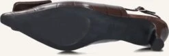 Bibi Lou Slingbacks 613z55vk - Braunes Leder mit Krokoprägung -Teveo Geschaft 322031 4