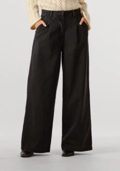 Modström Minnimd Pants - Graue Wide Leg Jeans für Damen