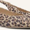 Peter Kaiser Damen Slingbacks 79441 - Brauner Leoprint -Teveo Geschaft 322117 1