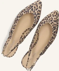 Peter Kaiser Damen Slingbacks 79441 - Brauner Leoprint -Teveo Geschaft 322117 5