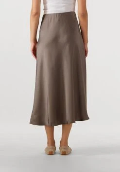 Neo Noir Bovary Skirt - Eleganter Midirock in Taupe -Teveo Geschaft 322126 2