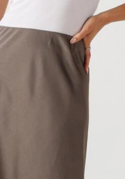 Neo Noir Bovary Skirt - Eleganter Midirock in Taupe -Teveo Geschaft 322126 3