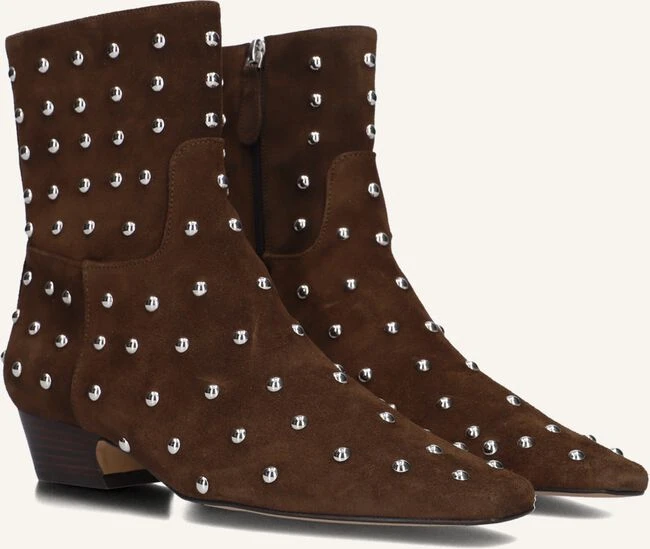 Toral Irene Punk Stiefeletten – Braune Damen Ankle Boots aus Wildleder 3 Toral Irene Punk Stiefeletten – Braune Damen Ankle Boots aus Wildleder