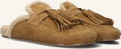 Toral Slipper Ariana in Camel – Exklusive Damen-Slipper aus Wildleder