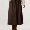 Omoda Atelier Maxirock Om-dune Skirt in Braun -Teveo Geschaft 322615 1
