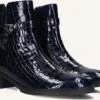 Gabor Stiefeletten 512 in Blauem Lackleder mit Kroko-Prägung 1 Gabor Stiefeletten 512 in Blauem Lackleder mit Kroko-Prägung -Teveo Geschaft 322677 1