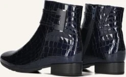 Gabor Stiefeletten 712 – Blaue Ankle Boots aus hochwertigem Lackleder -Teveo Geschaft 322691 3