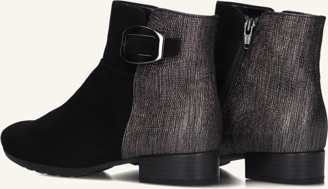 Gabor 714.1 Stiefeletten in Schwarz – Edles Wildleder mit Schlangenmuster 4 Gabor 714.1 Stiefeletten in Schwarz – Edles Wildleder mit Schlangenmuster – Bild 2