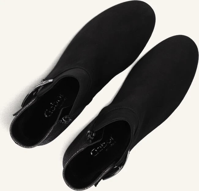 Gabor 714.1 Stiefeletten in Schwarz – Edles Wildleder mit Schlangenmuster 6 Gabor 714.1 Stiefeletten in Schwarz – Edles Wildleder mit Schlangenmuster – Bild 4