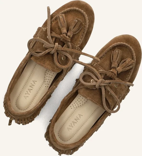 Ayana Ay2000 Damen Mokassins - Stilvolles Cognac Wildleder 6 Ayana Ay2000 Damen Mokassins - Stilvolles Cognac Wildleder – Bild 4