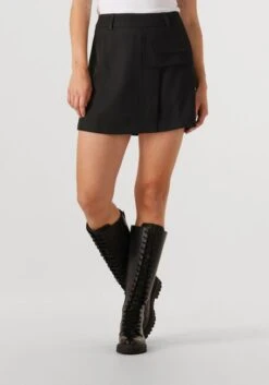 Co'couture Luna Pocket Skirt - Stylischer Minirock in Schwarz