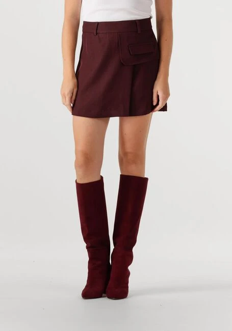 Co'Couture Luna Pocket Skirt - Bordeaux Minirock 3 Co'Couture Luna Pocket Skirt - Bordeaux Minirock