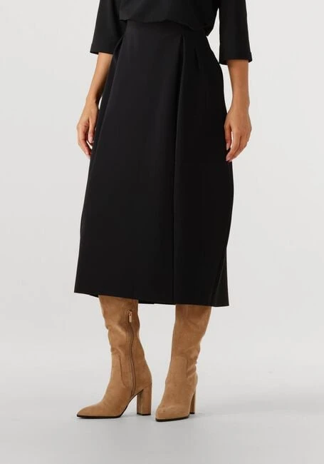 Japan Tky Stefy Schwarzer Midirock - Eleganter Rock mit Hohem Bund 3 Japan Tky Stefy Schwarzer Midirock - Eleganter Rock mit Hohem Bund