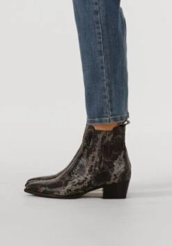 Lina Locchi AV 230 Damen Stiefeletten aus schwarzem Schlangenleder-Optik 11 Lina Locchi AV 230 Damen Stiefeletten aus schwarzem Schlangenleder-Optik -Teveo Geschaft 324512 8