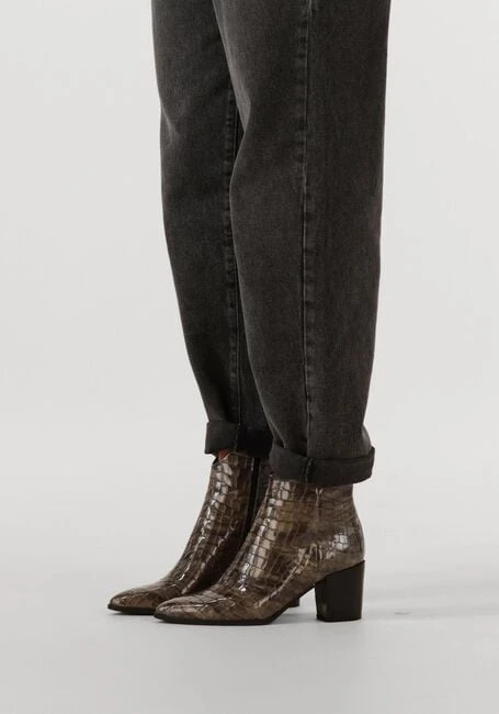 Lina Locchi Stiefeletten At 152 in Taupe mit Krokoprint 7 Lina Locchi Stiefeletten At 152 in Taupe mit Krokoprint – Bild 5